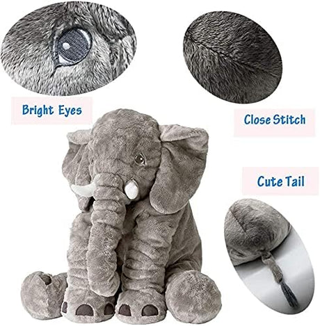 Elefante de Peluche Gigante 24 - Juguete para Niños y Niñas