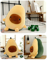 BOOBI - Almohada de peluche con diseño de aguacate (9.1 in)