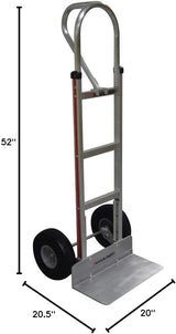 Carretilla de aluminio Magliner, capacidad 500 lb, HMK15AG2C