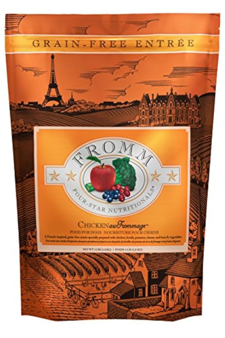 fromm perro pollo de cuatro estrellas AU frommage 4 Lb