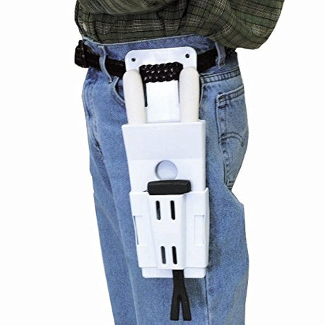 Cuchillo con adaptador a presión de plástico blanco