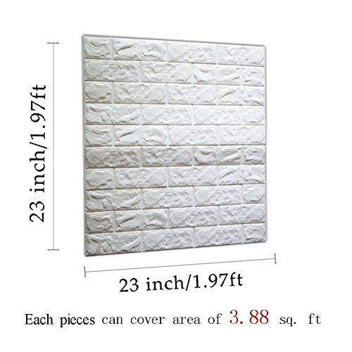 Adhesivos de pared de Estampado de ladrillo 3D