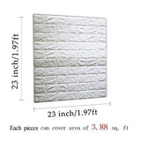 Adhesivos de pared de Estampado de ladrillo 3D