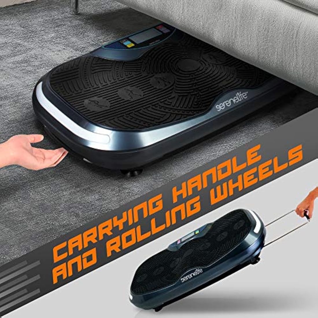 Máquina de ejercicios de vibración de pie SERENELIFE SLVBX3