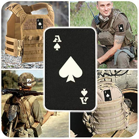 M-Tac Ace of Spades -Tarjeta de muerte táctica para ejército