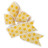 Panal poliéster, 1 1/2 X 25 yd, color dorado