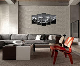 Lienzo decorativo para pared, 5 piezas, diseño moderno