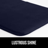 Alfombra de baño absorbente, lavable a máquina.