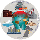 juguete de peluche del planeta tierra (9.0 in de diámetro)