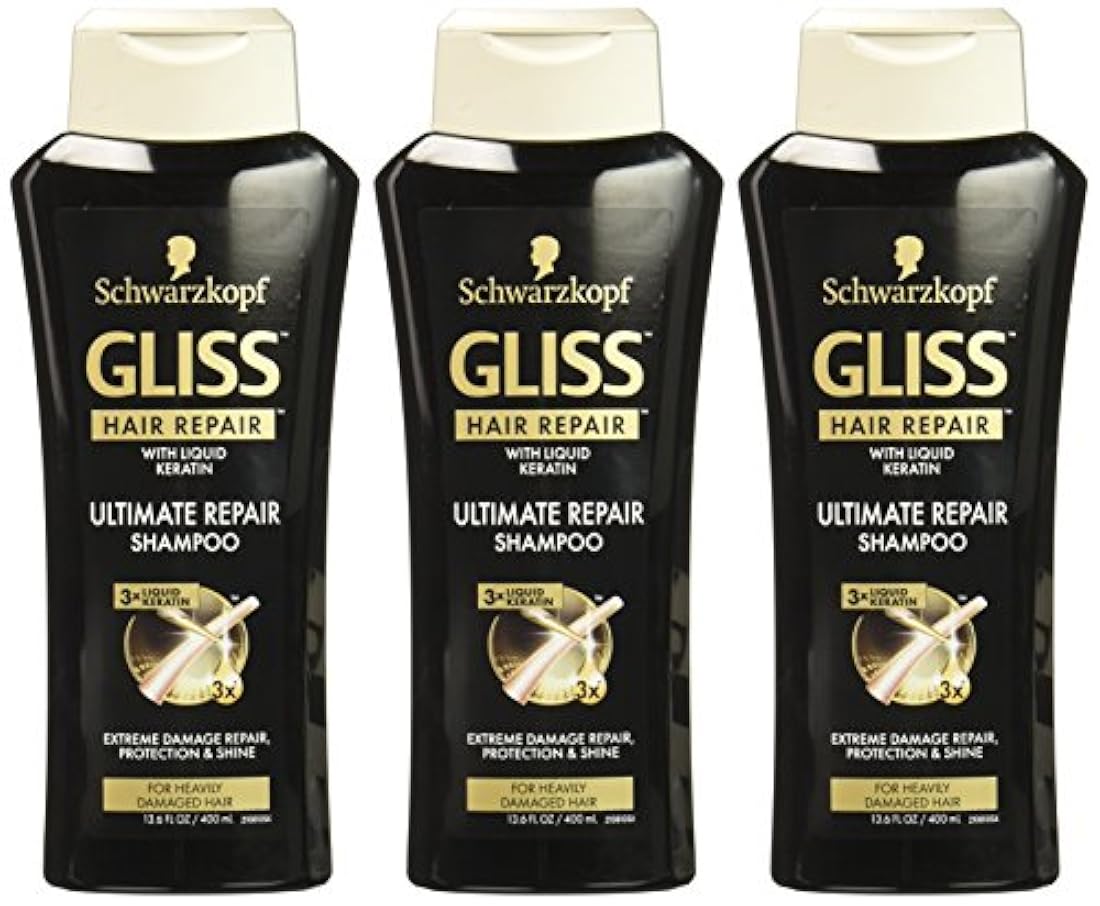 Champú de reparación de cabello GLISS, reparación definitiva