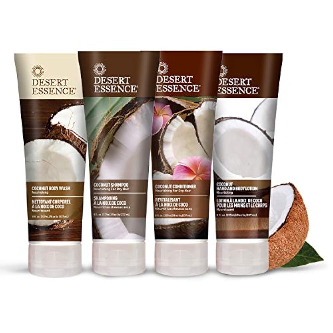 Desert Essence - Loción manos y cuerpo de Coco, 8 fl oz