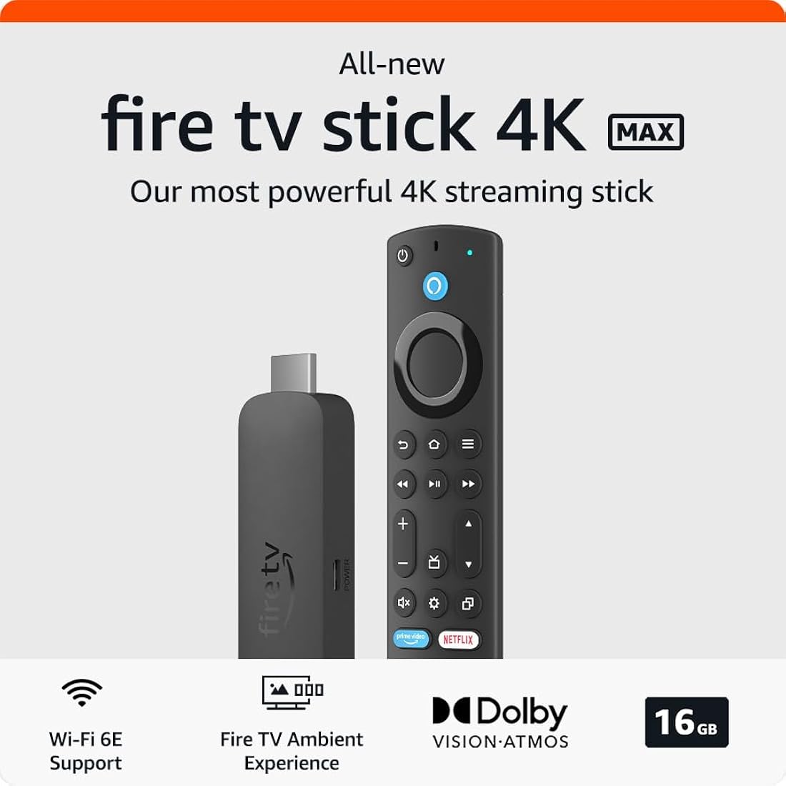 Asistentes Virtuales de streaming Amazon Fire TV Stick 4K