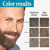 Men bigote y barba, para colorear barba para cabello gris