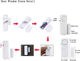 Alarma Magnética de Puerta y Ventana, Sensor Antirrobo