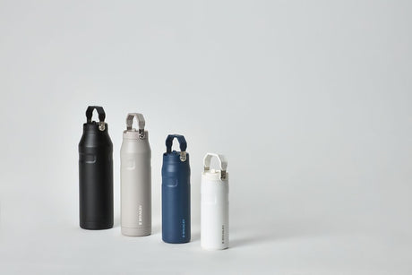 Botella de agua 16 OZ con sorbete, acero inoxidable, 2.0