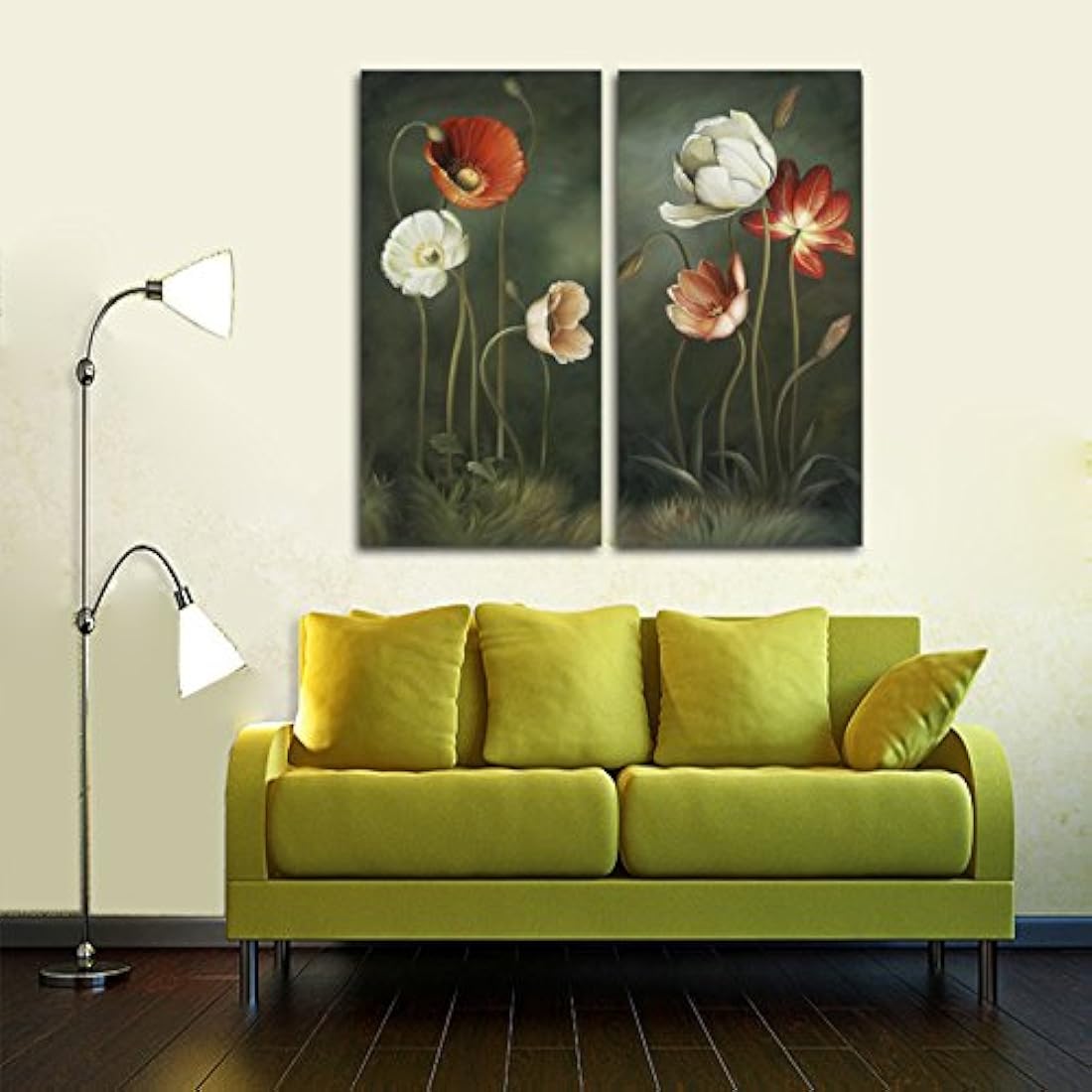 wieco Arte –  Pinturas al óleo reproducción Verde Fotos