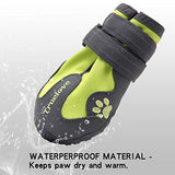 MOKCCI Truelove - Botas impermeables para perros con las mejores correas reflectantes para tallas pequeñas, medianas y grandes