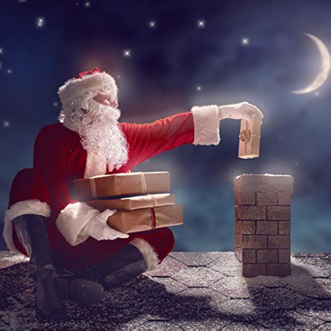 Disfraces traje de Papá Noel 10 pc spara