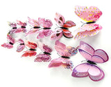 DaGou 12 mariposas en 3D para pared, decoraciones