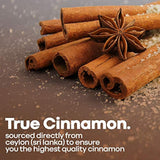 Cápsulas de canela orgánicas de Ceilán 1500 mg 120 cápsulas