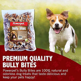 powerpet Bully Stick Bites 1Lb Dog Treats Natural