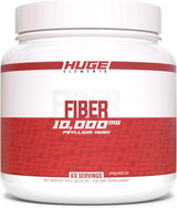 Suplemento de Fibra Huge, 10g Psyllium, Salud Digestiva, 60 Serv.