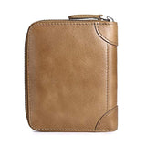 FALAN MULE Carteras para hombres de cuero genuino corto