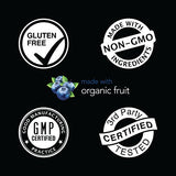 Embalado con antioxidantes y fitonutrientes suplementos