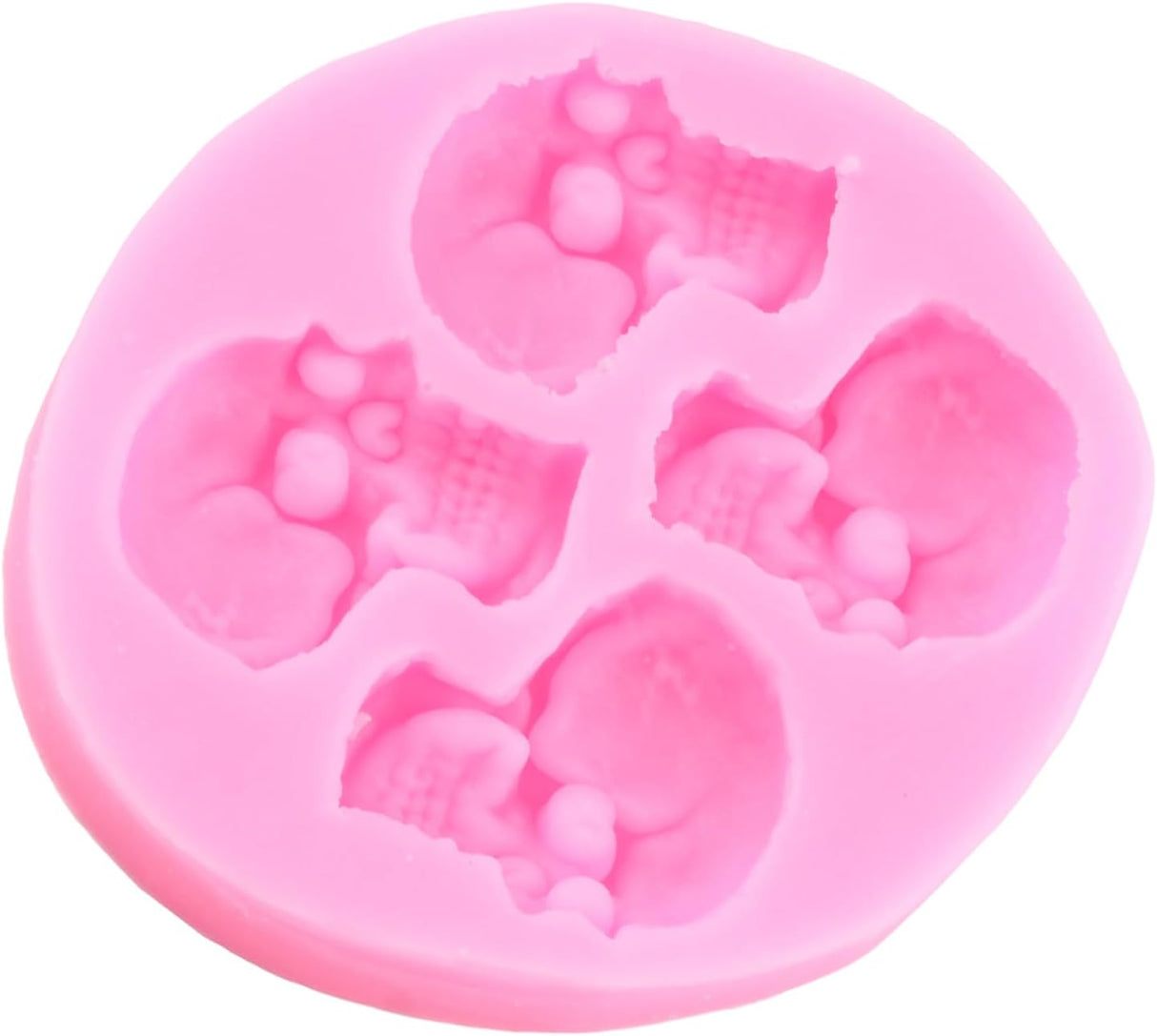 Moldes de Silicona Calavera 3D para Decorar Pasteles y Dulces