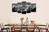 Lienzo decorativo para pared, 5 piezas, diseño moderno