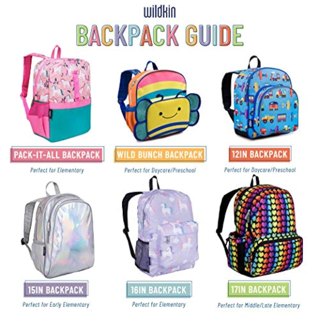 Wildkin Pack 'n Snacks Mochila para niños