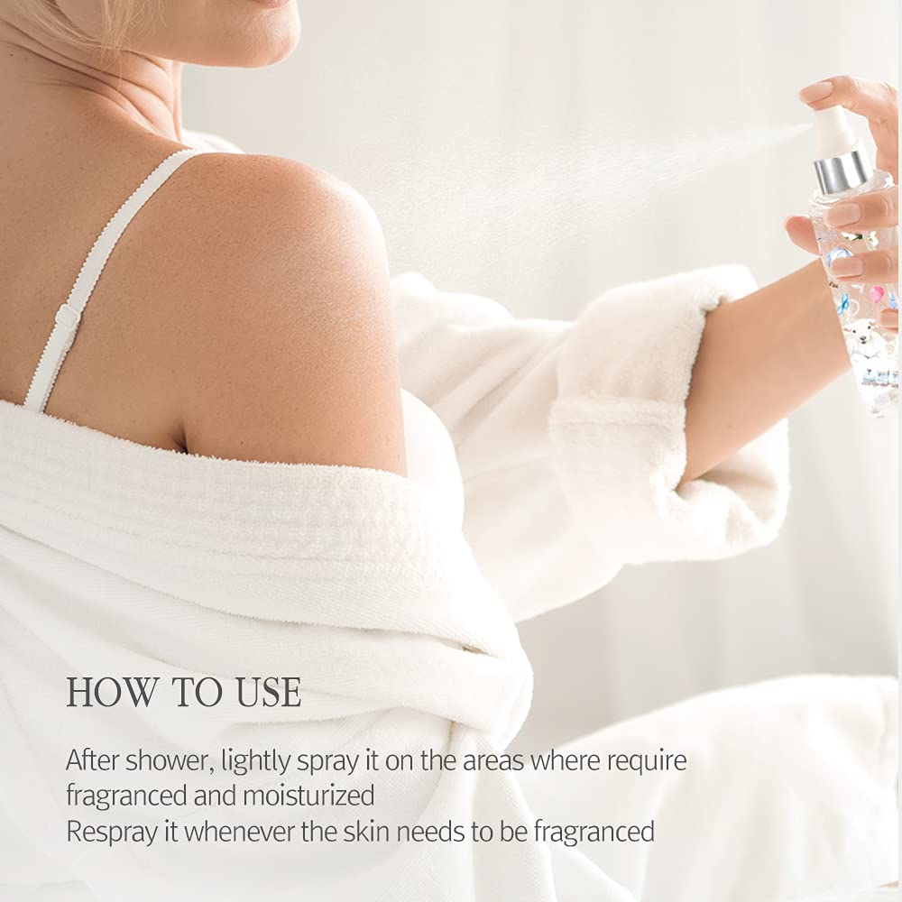 Body Spray Vanilla Musk con Vitamina E y Citrus Acid para Mujeres