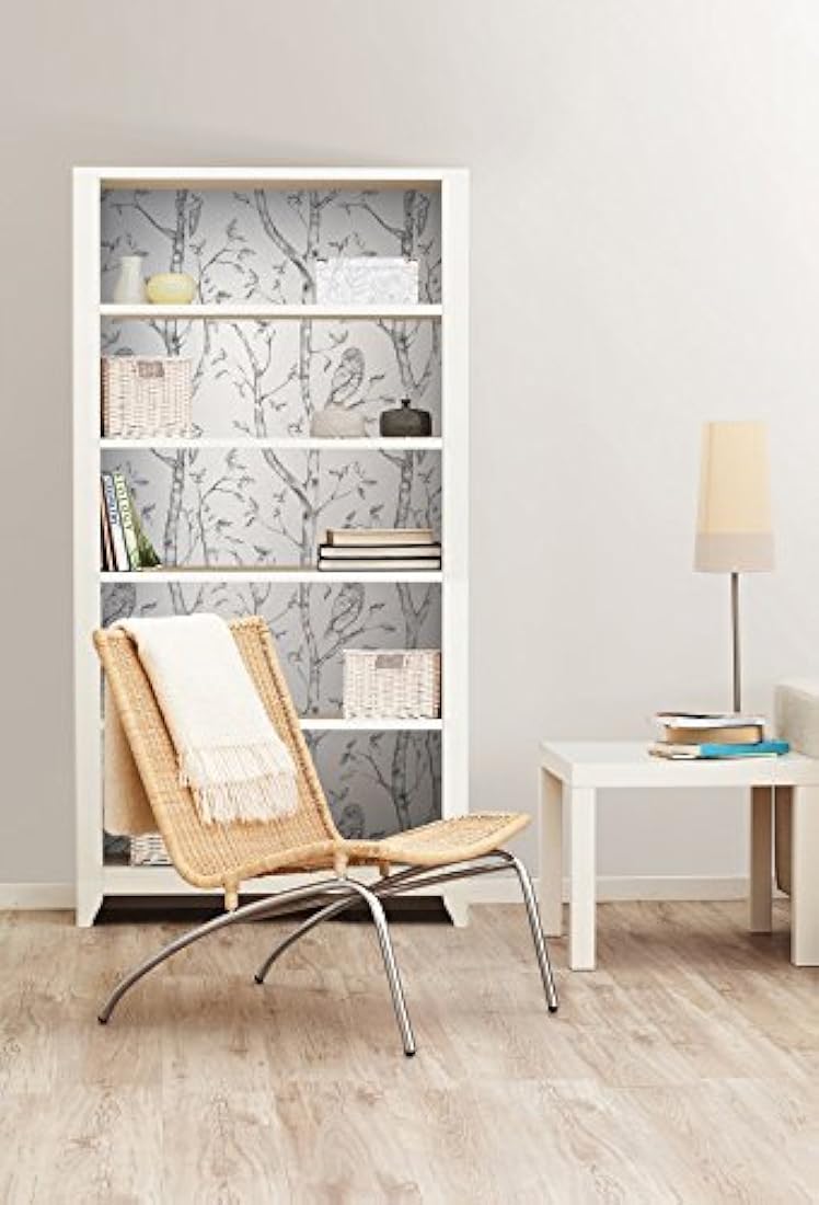 Papel tapiz adhesivo con diseño de bosque