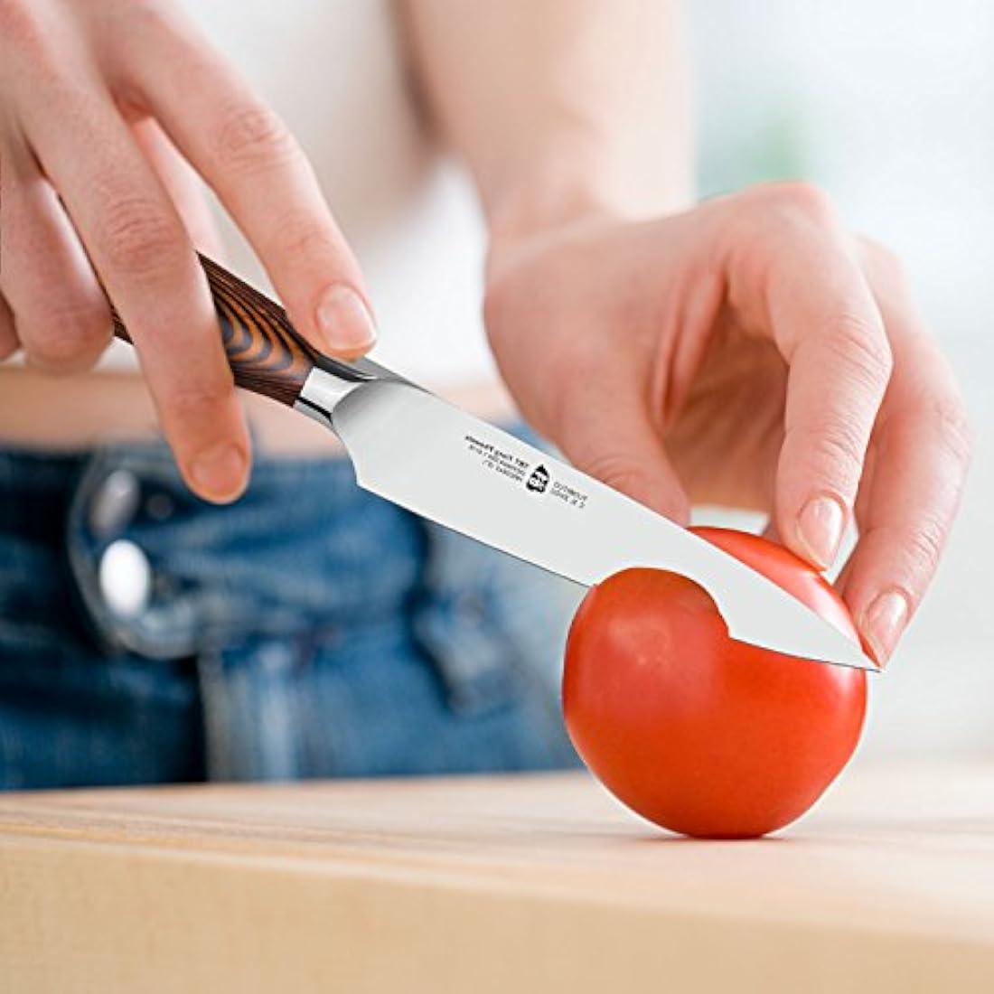 TUO Fiery Chef cuchillo Santoku cuchillo de pelar