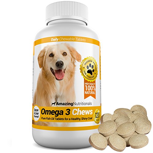 Antioxidante para mascotas con aceite de pescado para perros