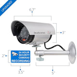 Wali- Cámara de seguridad de vigilancia CCTV falsa