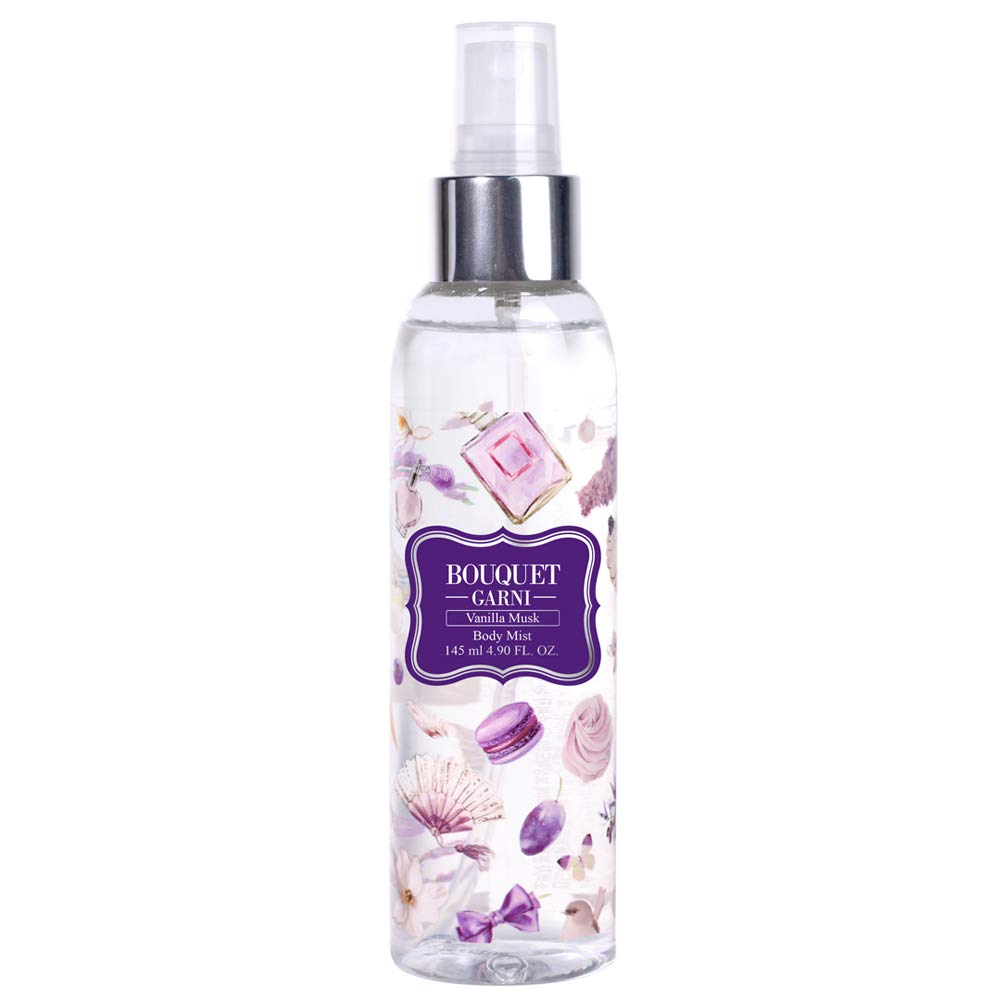 Body Spray Vanilla Musk con Vitamina E y Citrus Acid para Mujeres