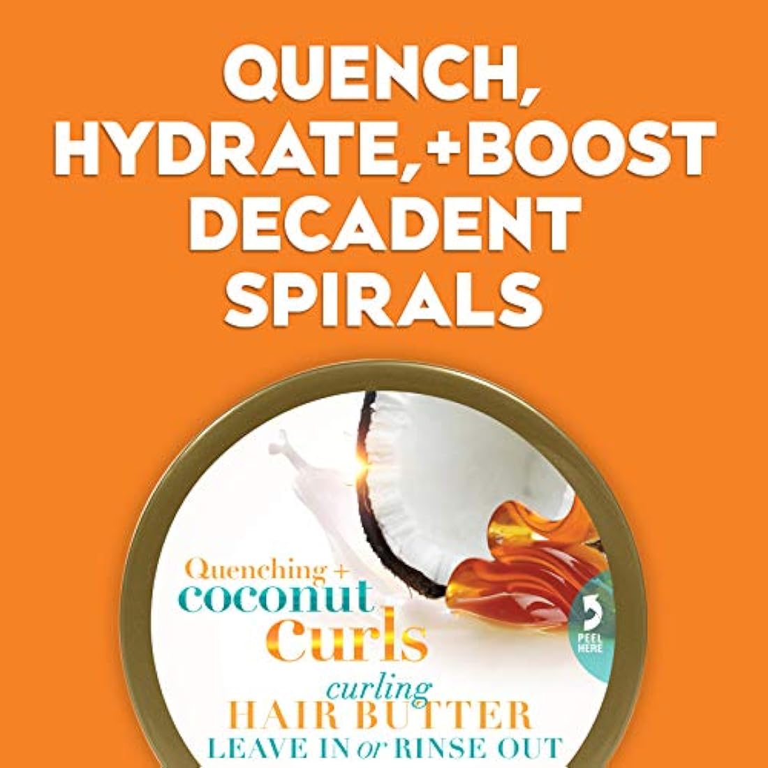 Rizos de coco Manteca para cabello dañado Ogx Quenching Plus