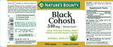 Nature's Bounty Hierba entera Cohosh Negro 0.019 onzas