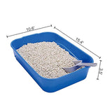GreenJoy Kitty - Caja de arena abierta sin tapa, alfombrilla