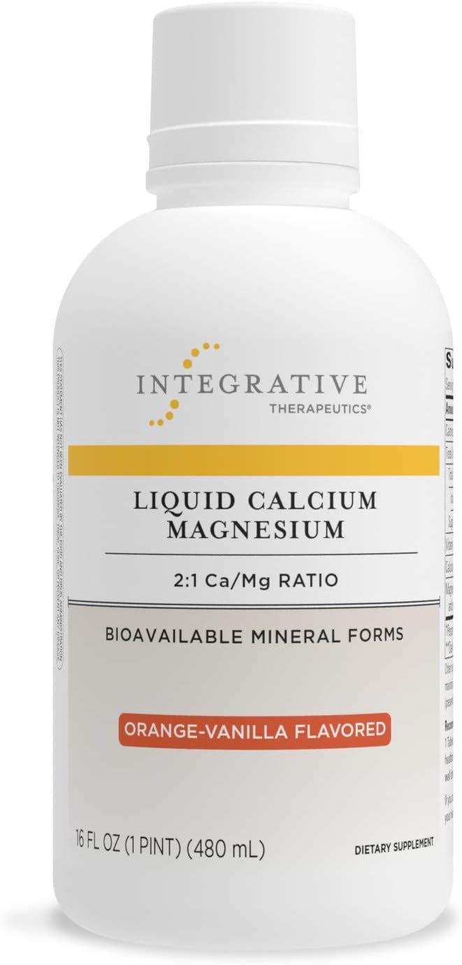 Suplemento Calcio Líquido Magnesio  Formas Minerales 16 oz