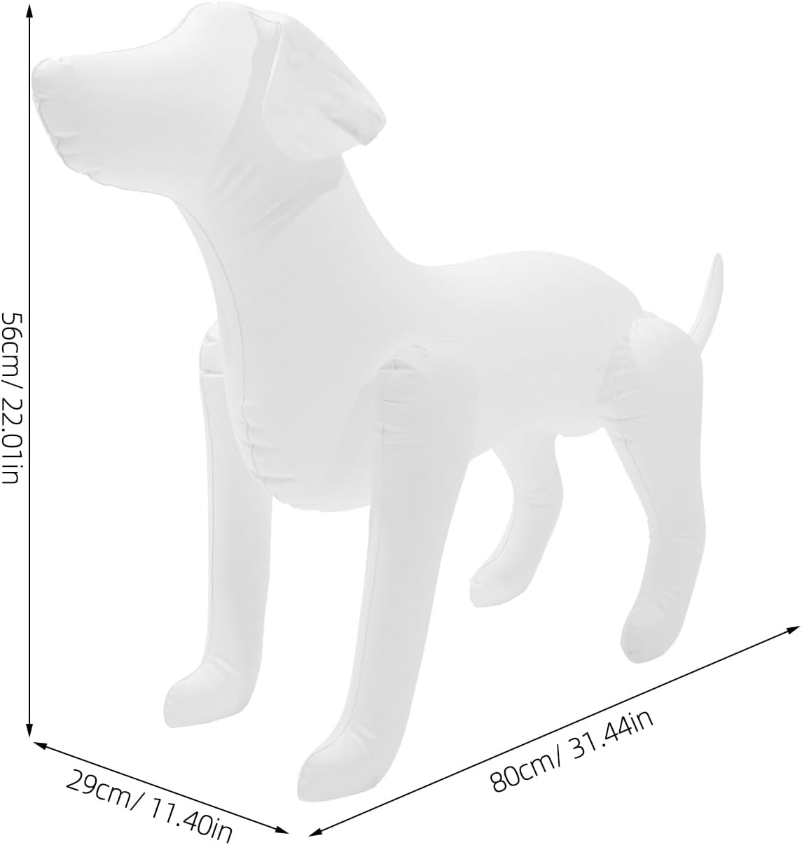 Maniquí de Perro Angoily para Ropa de Mascotas, PVC, Torso
