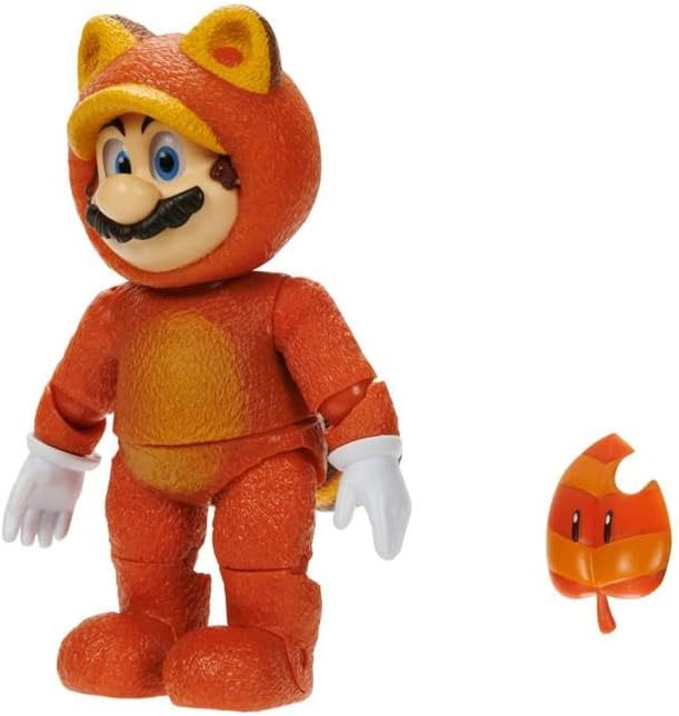 Figuras de Acción 5 - Tanooki Mario con Hoja - Super Mario Bros.