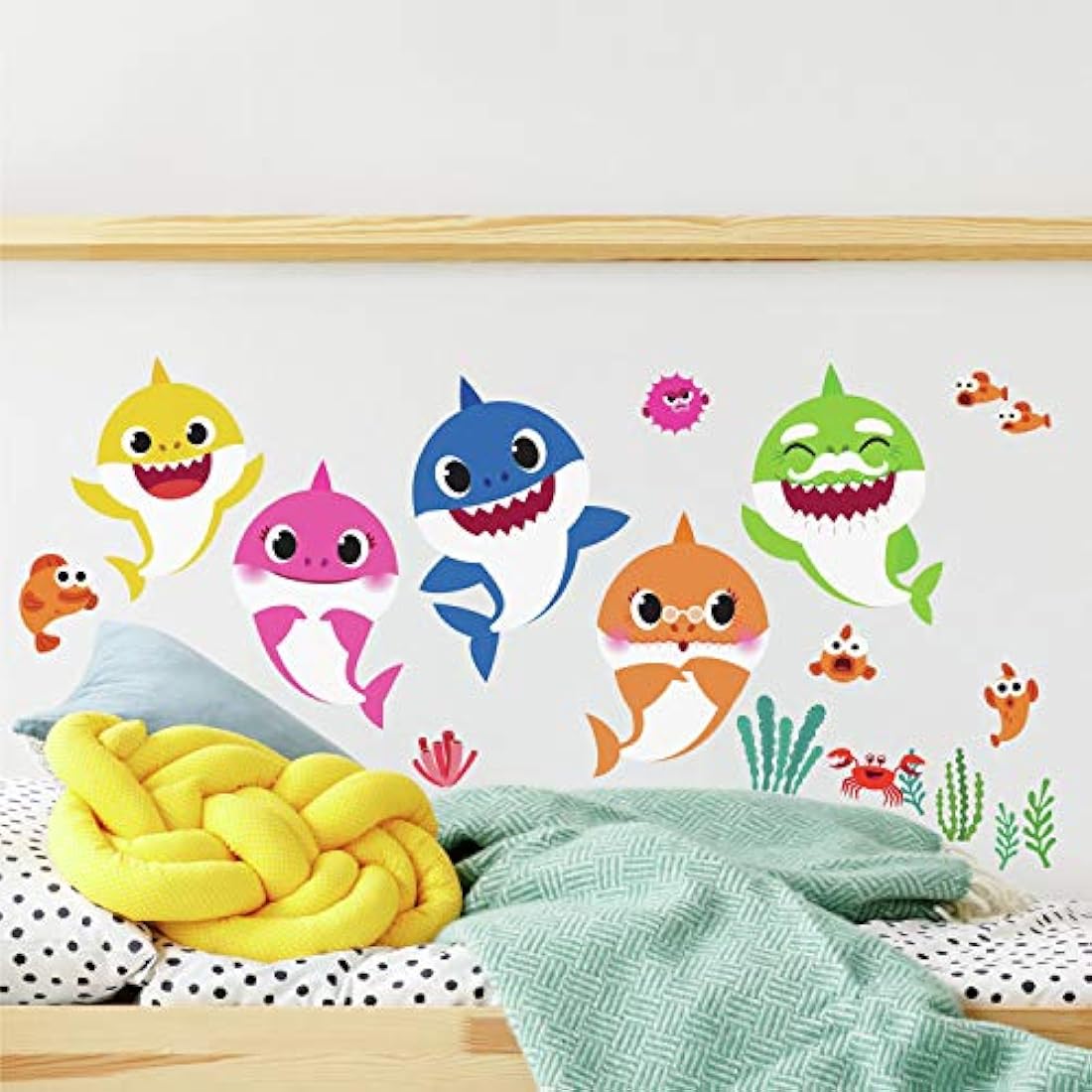 RoomMates - Adhesivos para pared de tiburón para niños