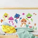 RoomMates - Adhesivos para pared de tiburón para niños