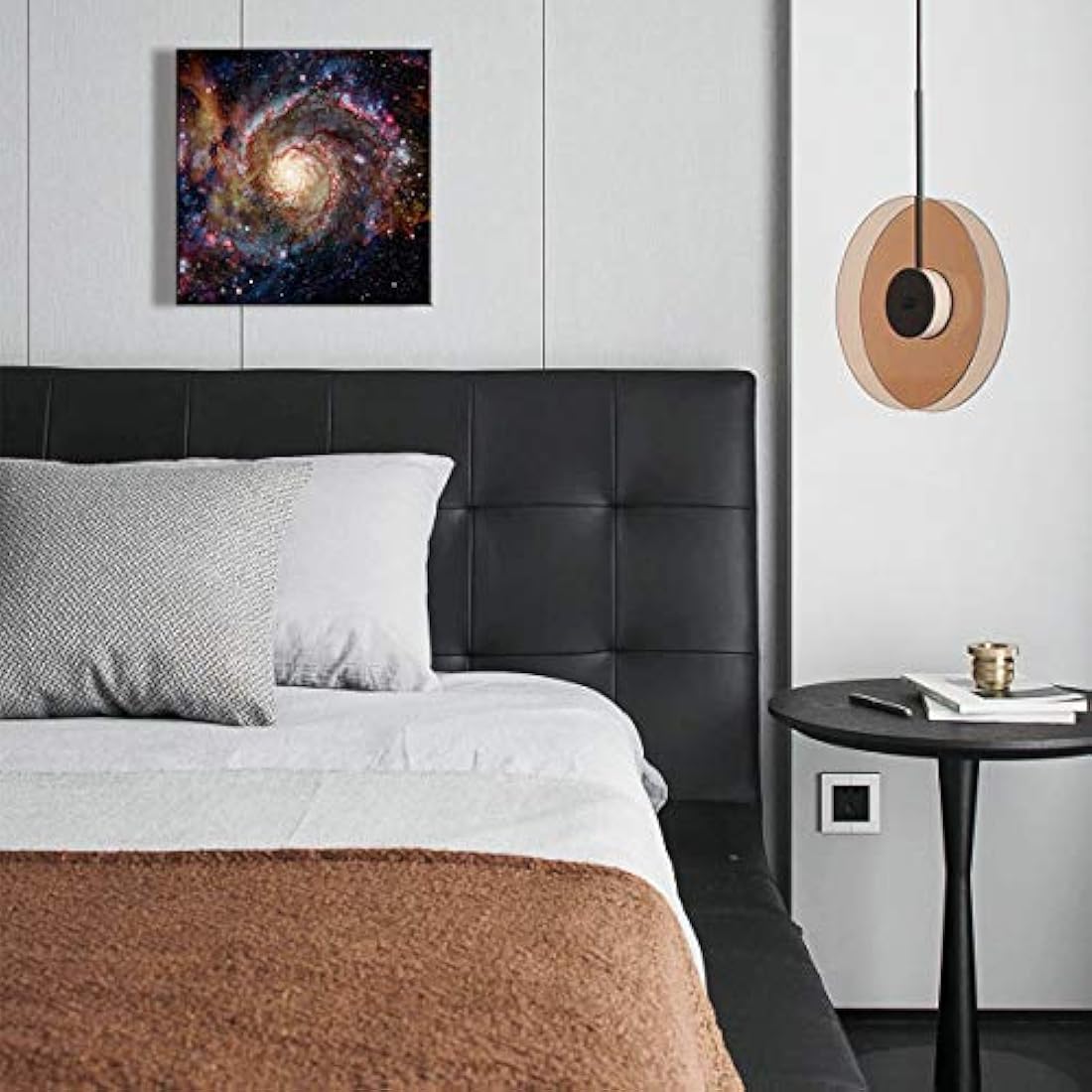 Sunfrower - Lienzo decorativo en blanco y negro
