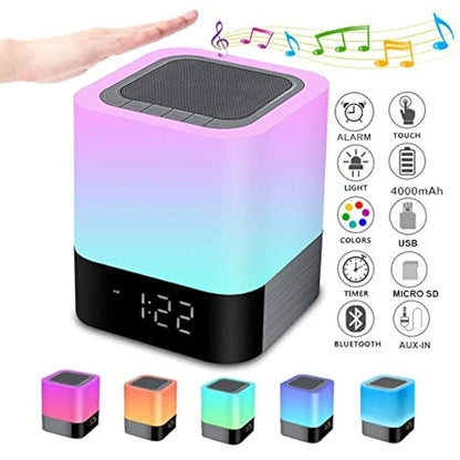 Altavoz Bluetooth con Luces de Noche - BeiyouJi