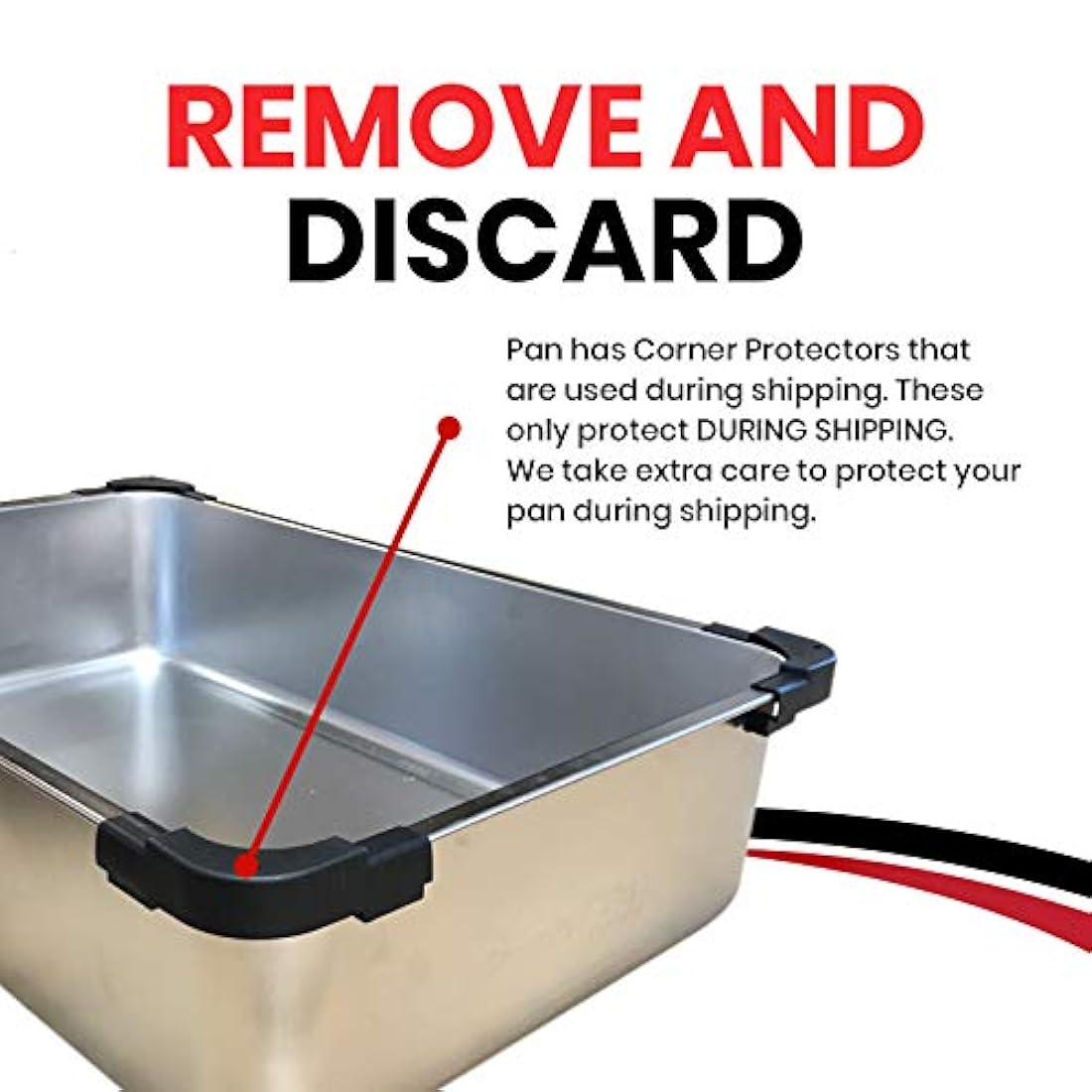 iPrimio Ultimate - Caja de arena de acero inoxidable para gatos, XL, nunca absorbe olores, manchas o óxido, sin residuos de construcción, fácil limpieza, diseñada por propietarios de gatos (1 sartén)