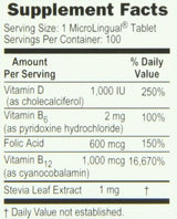Superior Source No Shot B6/B12/ácido fólico Plus D multivitaminas, 100 unidades