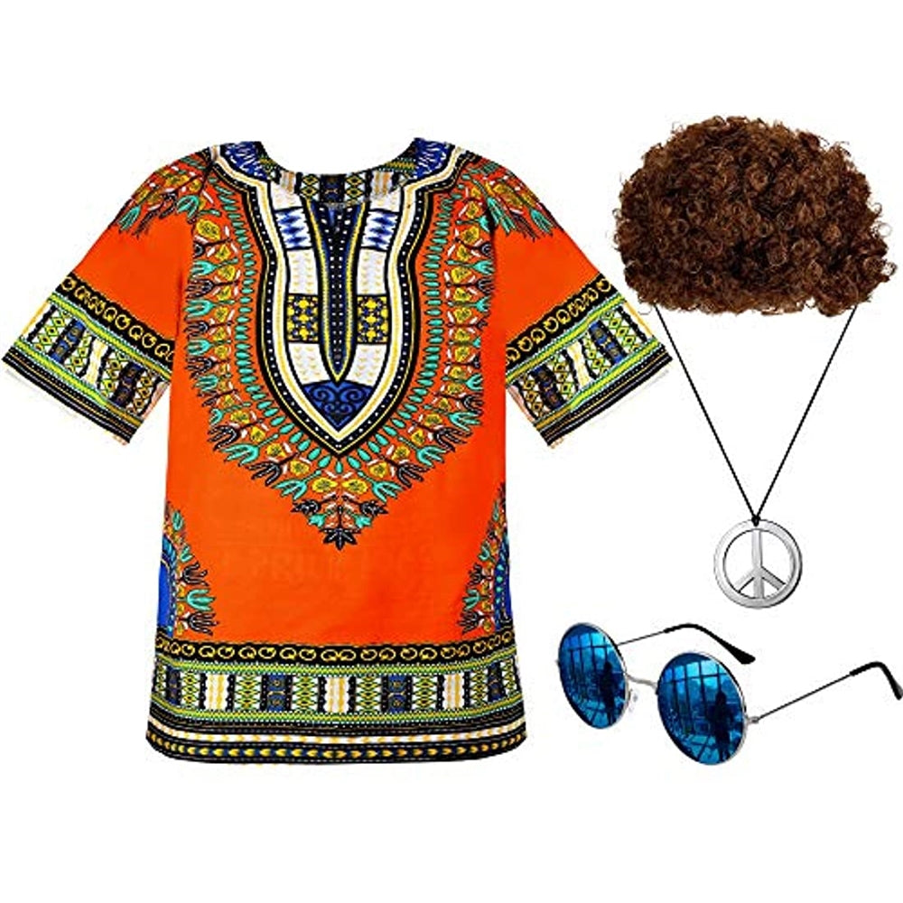Disfraces Hippie - Conjunto de traje para hombre